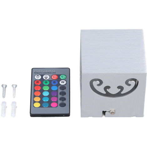 Aluminium-Wandleuchte RGB-Wandleuchten Quadratisches Ktv-Rgb-Hintergrundlicht für Flur-Gang-Stufenleuchten-Wandleuchten
