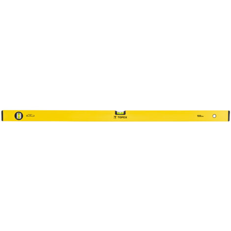 Aluminium-Wasserwaage Typ 500, 100 cm, 2 Libellen