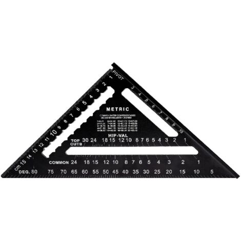 ALUMINIUM-ZIMMERMANNSWINKEL MIT BASIS 175 MM - 100-E1-601