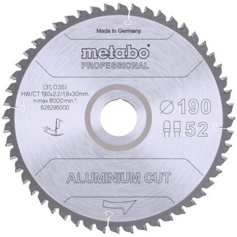 AluminiumCutProf 190x30 52FZ/TZ 5°neg