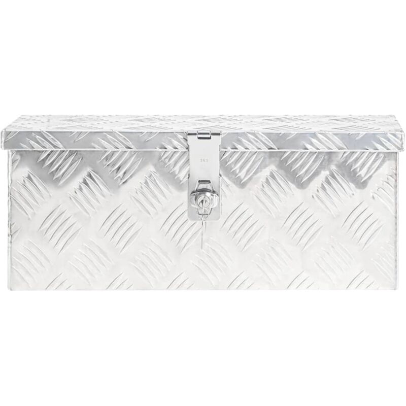 Aufbewahrungsbox Silbern 50x15x20, 5 Cm Aluminium Vidaxl