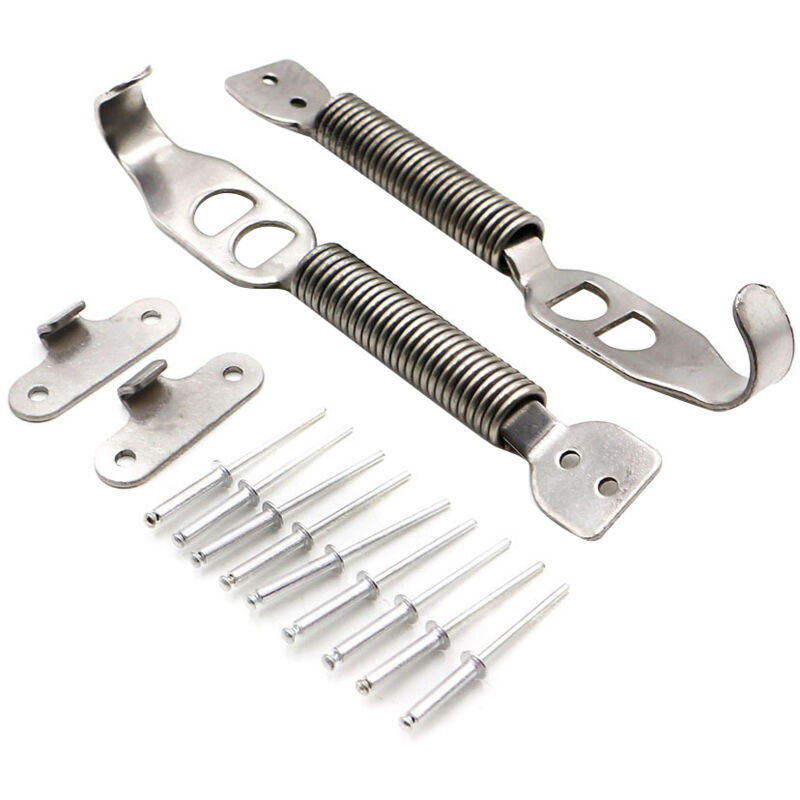 Image of Tlily - Aluminiumlegierung Auto Racing Mount Motorhaube Haken Pin Lock Kit Latch Federverschluss