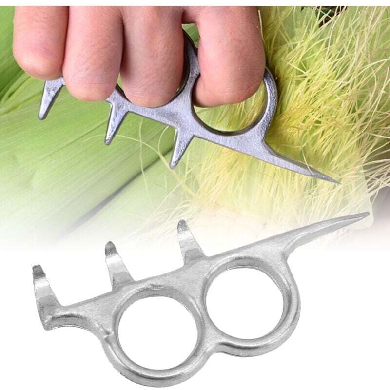 Image of XVX - Aluminiumlegierung Schnellmaisschäler Hohe Härte Maisschälwerkzeug Küchenhelfer