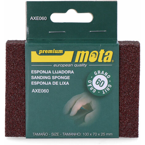 Aluminiumoxid-Schwamm-Schleifpapier, Körnung 60  axe060 Mota