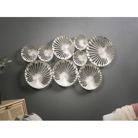 Aluminiumplattenkreise 109 x 64 cm. 109 x 5 x 62 cm