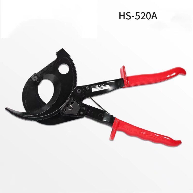 Aluminum and copper ratchet cable cutter (400 mm²).