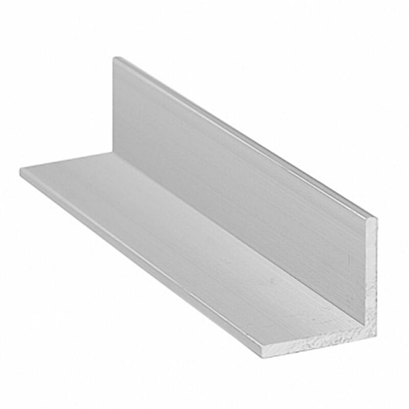 Aluminum Angle Profile Corner Strip - Size 1000x25x25x2mm