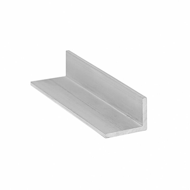 Aluminum Angle Profile Corner Strip - Size 1000x20x10x2mm