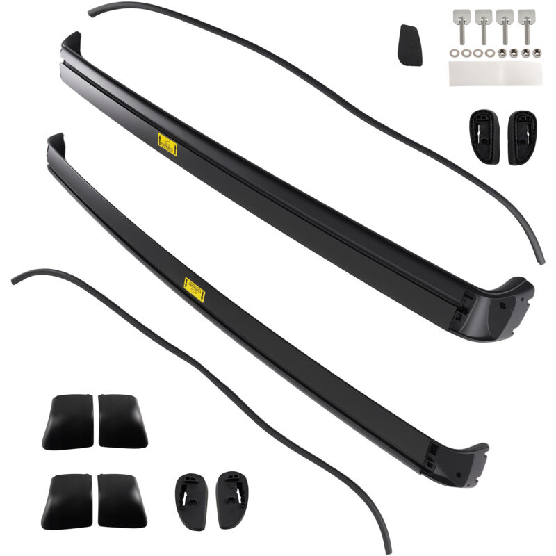 Aluminum Black Luggage Roof Cross Rails Bars Rack For Tesla Model Y 2019-Onwards