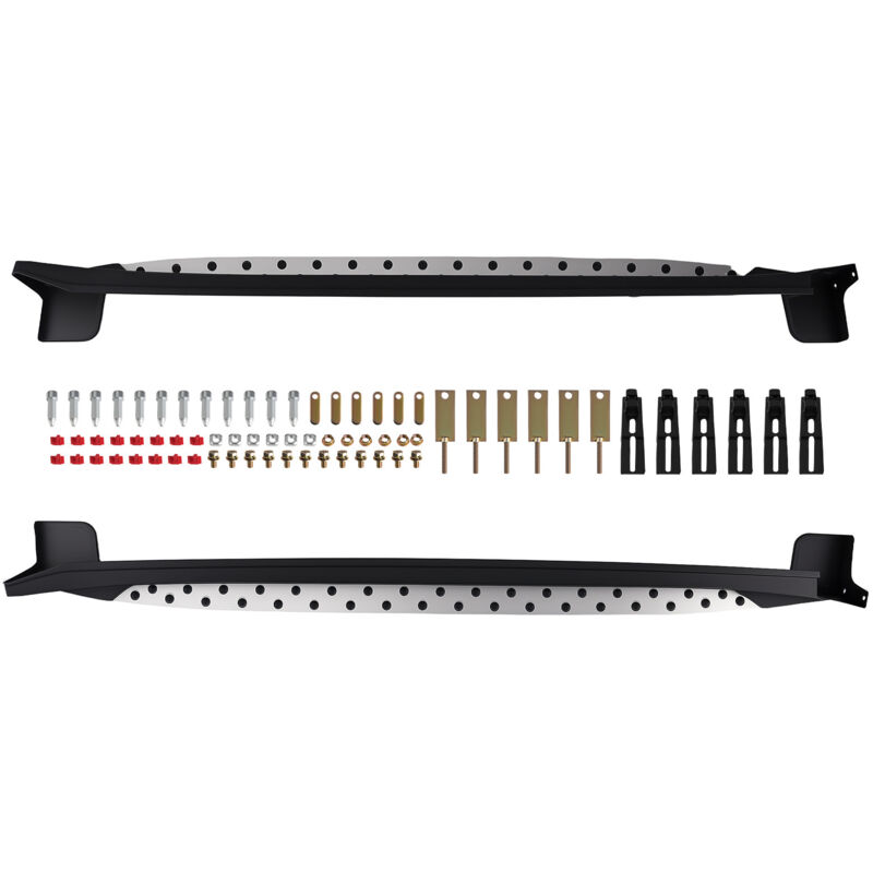 Maxpeedingrods - Aluminum Side Steps for Hyundai Tucson 2015-20 tl Running Boards Black Non-Slip
