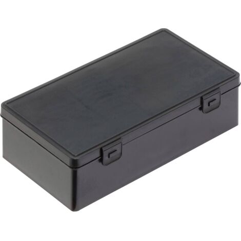 Alutec 2212.060 ESD Scatola a cerniera (L x A x P) 225 x 60 x 125 mm Nero 1 pz.