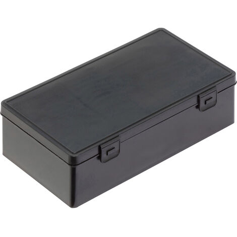 Alutec 2212.060 ESD Scharnierdose   (B x H x T) 225 x 60 x 125 mm Schwarz 1 St.