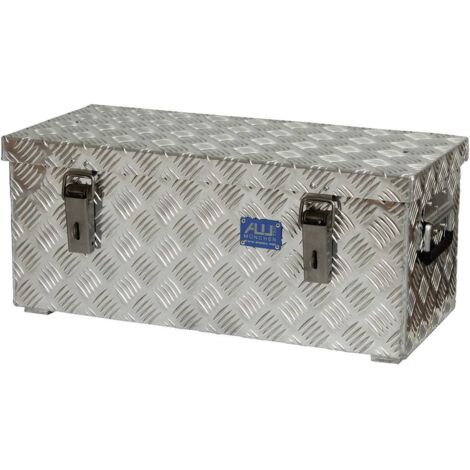Alutec 41037 Cassa in lamiera bugnata Alluminio (L x L x A) 622 x 275 x 270 mm