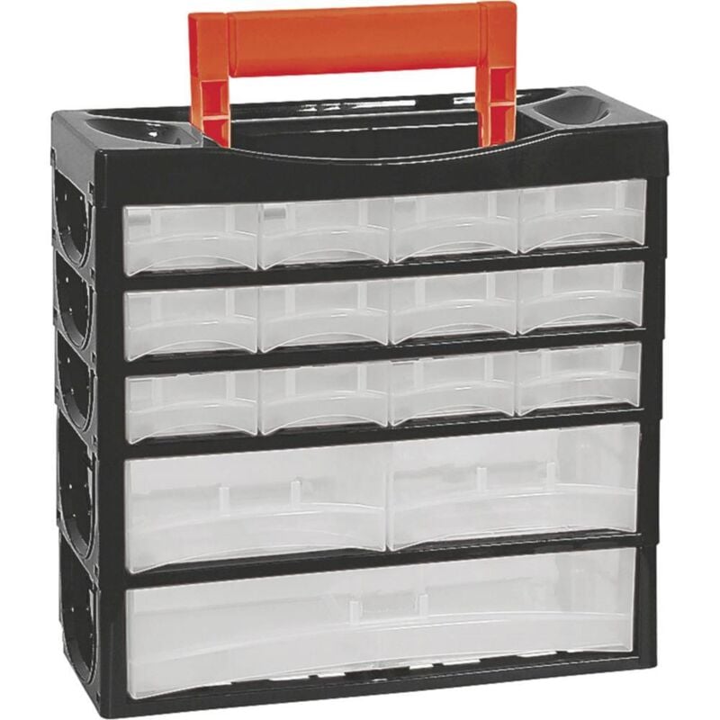 Alutec 66012 Coffret de rangement Nombre de compartiments: 15 Contenu 1 pc(s)