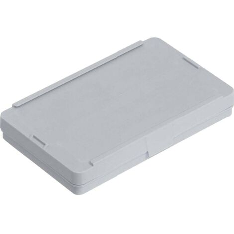 Alutec 66016 Bac à charnière ESD (L x l x H) 136 x 87 x 19 mm gris 1 pc(s)