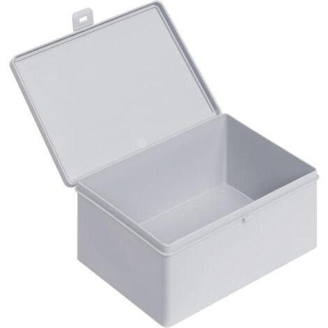 Alutec 66019  Scharnierdose   (L x B x H) 180 x 140 x 80 mm Grau 1 St.