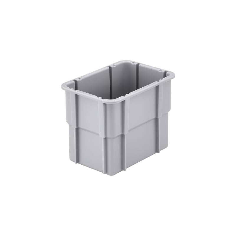 Alutec - 75210 bac de compartimentage empilable (l x l x h) 131 x 101 x 90 mm gris 1 pc(s)