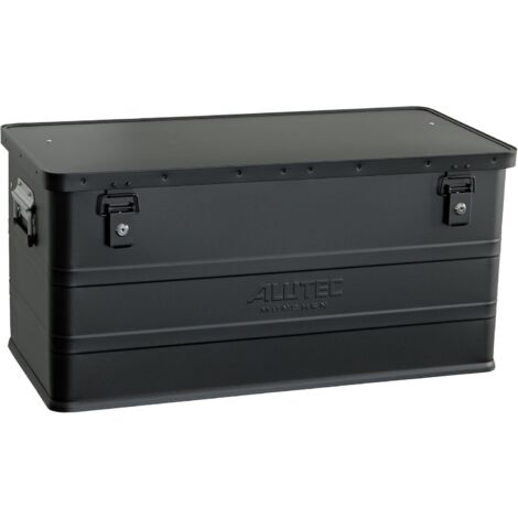 ALUTEC Aluminiumbox Classic 93 Schwarz, 93 ltr., (LxBxH) 750 X 350 X 355 mm