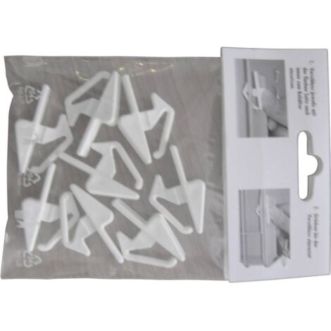 Alutec Chiusure scorrevoli bianche set da 8