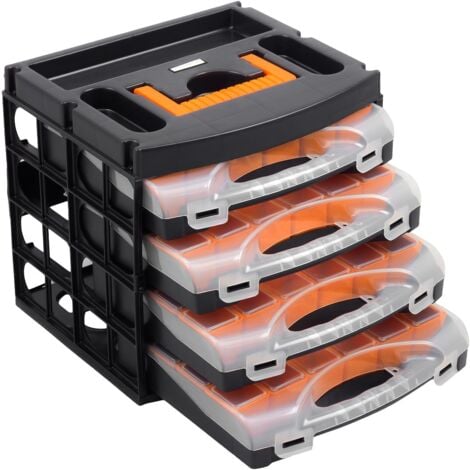 Buy Alutec 56260 Tool box (empty) Plastic Black, Orange