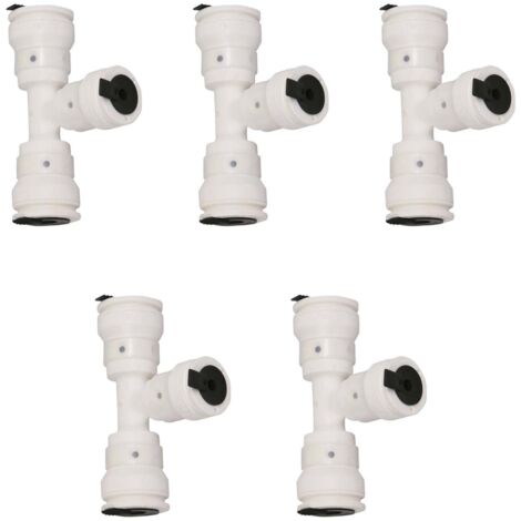 Aluverbund Steckfitting Henco Vision T-Stück Mittelabgang reduziert 26 x 3 - 20 x 2 - 26 x 3 5 Stück