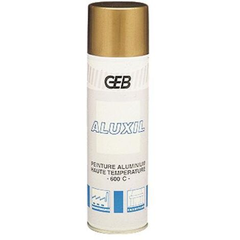 Aluxil peinture aluminium, haute température aérosol 650/500 ml