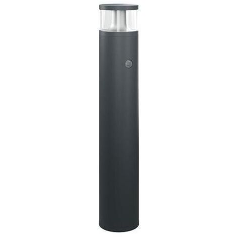 ALVA LED-Pollerleuchte, 18W, 84LEDs, IP65, 3000K, 1150lm, anthrazit, Aluminium, Kunststoff transparent, mit Bewegungsmelder
