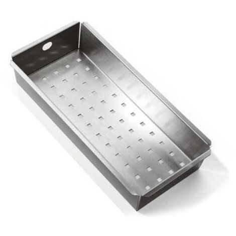 Alveus Accesorios - Cubeta de fregadero, 420x190x72 mm, perforada, acero inoxidable 1119835