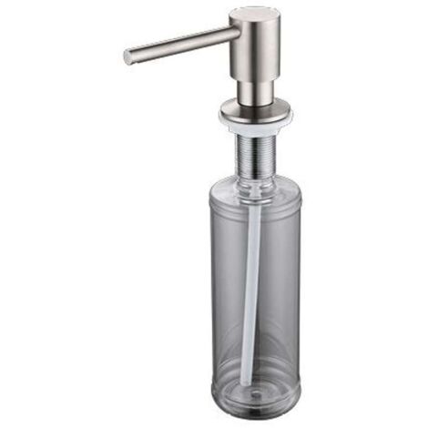 Alveus Accesorios - Dispensador de detergente Plum, 500 ml, níquel cepillado 1135812