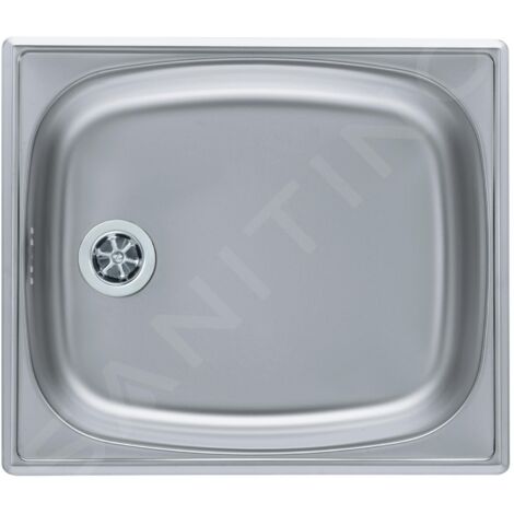 Alveus Basic - Évier 38x44 cm, vidage 6 cm, inox 1008694