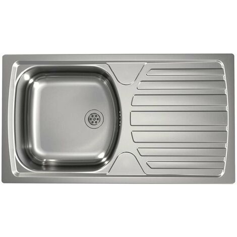 Alveus Basic - Évier 780x435 mm, vidage 60 mm, inox 1136534
