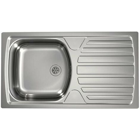 Alveus Basic - Évier 78x44 cm, vidage 6 cm, inox 1136534