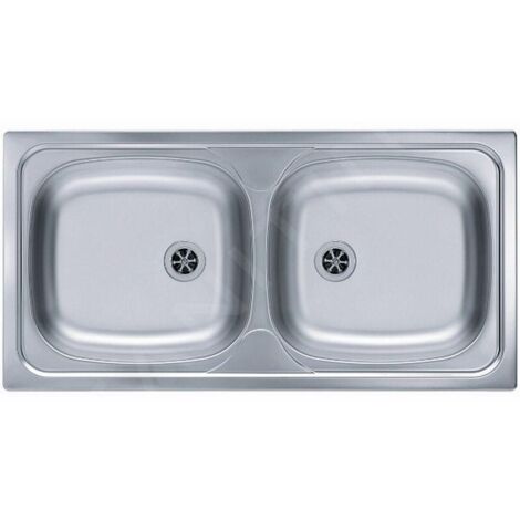 Alveus Basic - Évier 860x435 mm, inox 1008846
