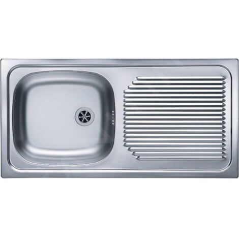 Alveus Basic - Évier 860x435 mm, inox 1009181