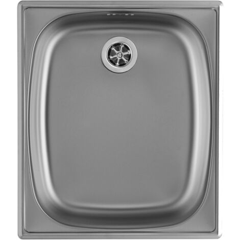 Alveus Basic - Fregadero 38x44 cm, desagüe 6 cm, acero inoxidable 1008694