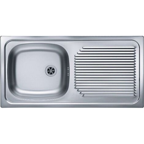 Alveus Basic - Fregadero, 86x44 cm, acero inoxidable 1009181