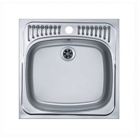 Alveus Basic - Lavello 47x47 cm, acciaio inox 1008825