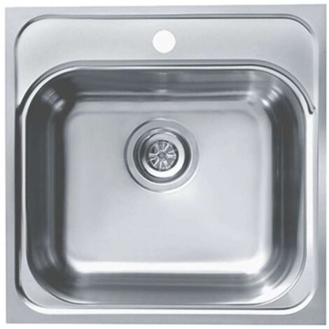 Alveus Basic - Lavello 47x47 cm, acciaio inox 1100905
