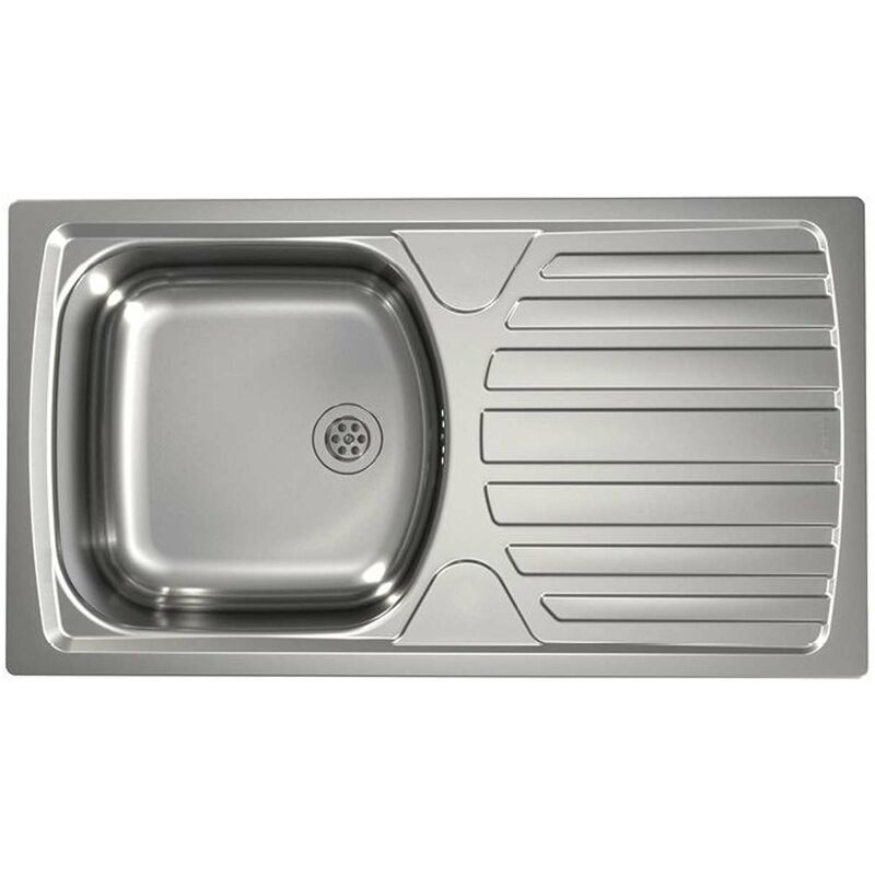 Alveus - Basic - Évier 78x44 cm, vidage 6 cm, inox 1136534