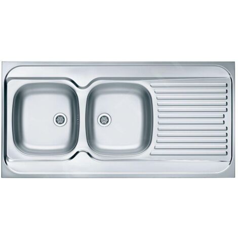 Alveus Classic - Évier 1200x600 mm, bac à gauche, inox 1008990