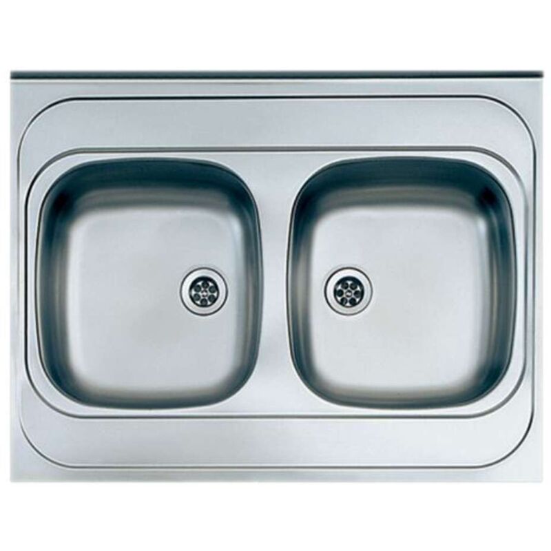 Classic - Évier 80x60 cm, inox 1009078 - Alveus