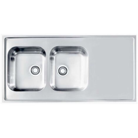 Alveus Classic Pro - Fregadero, 120x60 cm, acero inoxidable 1130474