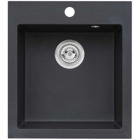 Alveus Cortina - Fregadero de granito 45x50 cm, carbon 1133432