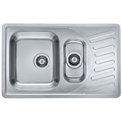 Alveus Elegant - Fregadero, 81x51 cm, acero inoxidable 1009247