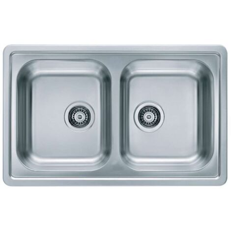 Alveus Elegant - Fregadero, 81x51 cm, acero inoxidable 1009383