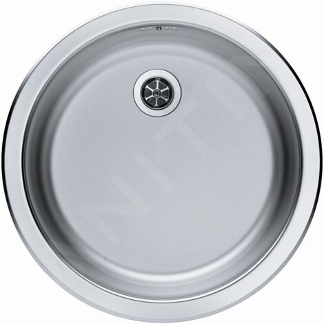 Alveus Form - Évier, diamètre 450 mm, vidage 60 mm, inox 1008987
