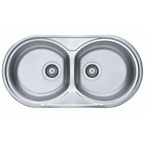 Alveus Form - Lavello, 83x44 cm, acciaio inox 1060002