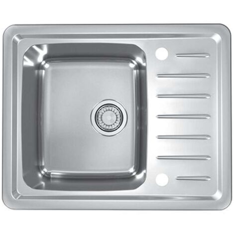 Alveus Galeo - Lavello, 62x50 cm, con comando remoto dello scarico, acciaio inox 1128552
