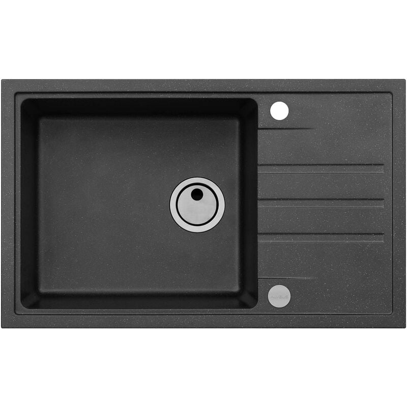 Alveus - Intermezzo - Évier en granit 78x48 cm, carbone 1117050