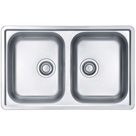 Alveus Line - Fregadero, 79x50 cm, acero inoxidable 1066751